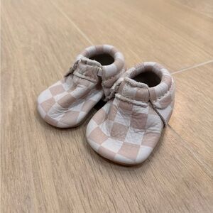 Freshly Picked Pink Checkered Moccasins